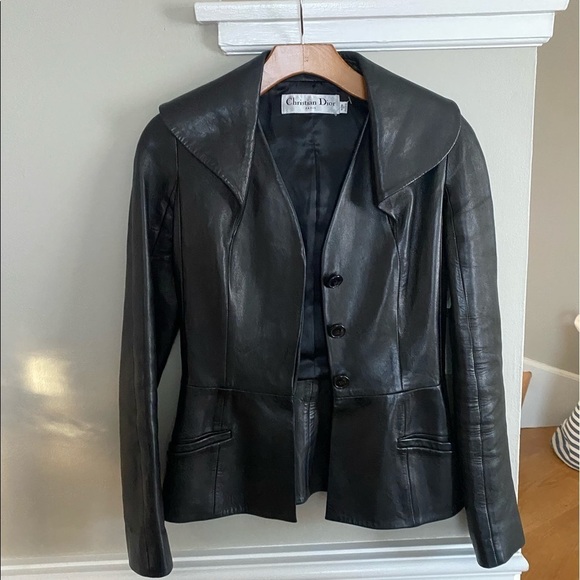 Dior Jackets & Blazers - Christian Dior Lambskin leather jacket